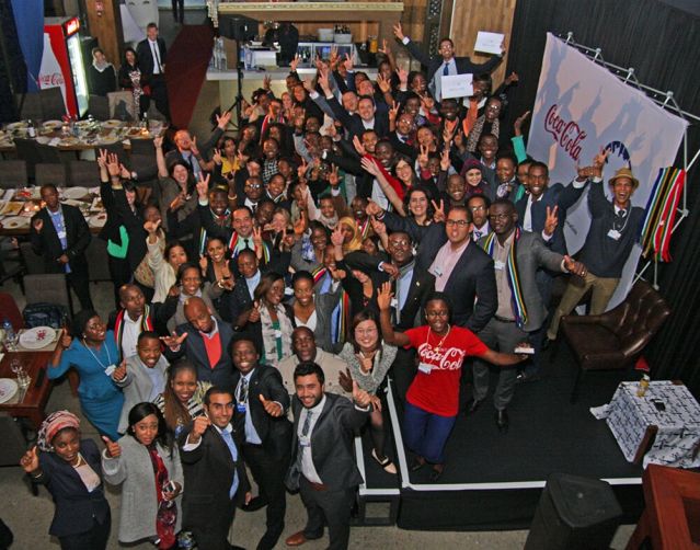 Global Shapers at the Coca Cola dinner